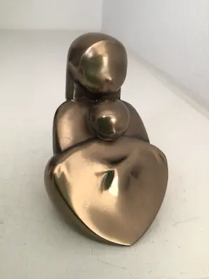 Janneke Ros - Beeld “ Moeder en kind “ kopen? Bied vanaf 1!