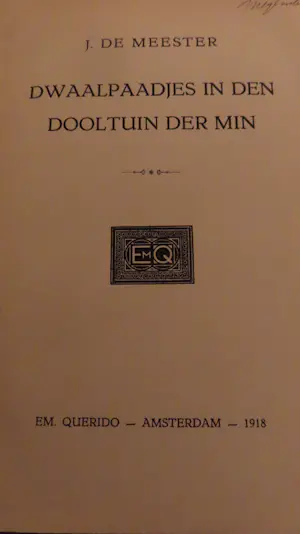 Jo De Meester - Dwaalpaadjes in den Dooltuin der Min kopen? Bied vanaf 30!