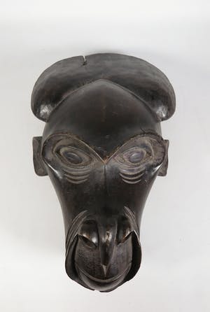 Niet of onleesbaar gesigneerd - Hout, Gestoken apen masker kopen? Bied vanaf 1!