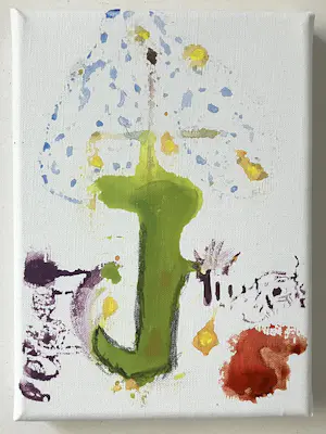 Paul Louis van den Bergh - Acryl en conté op linnen - Gesigneerd kopen? Bied vanaf 120!