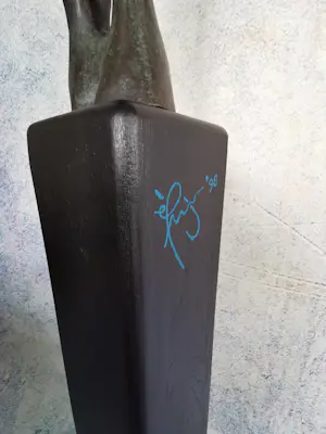 Ety Bagchus - Etienne groot Brons abstract sculptuur Apeldoorn - Lommel kopen? Bied vanaf 800!