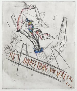 Henk Visch - Kleurenets, Verlangens - Ingelijst kopen? Bied vanaf 50!