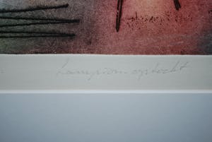 Ad Arma - ets - oplage 35 - ingelijst - incl catalogus kopen? Bied vanaf 60!