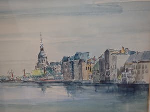 Buy Janus Kluijtmans - gezicht op Dordrecht? Bid from 50!