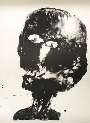 Armando - Litho, Der Kopf (Zeer groot!) verkocht voor € 200!