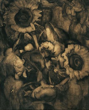 Leo Gestel - Leo Gestel, zonnebloemen. 1917 kopen? Bied vanaf 800!