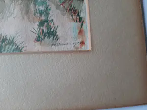 Herta de Heer - Herta de Heer-Niemeyer, Aquarel, Landschap kopen? Bied vanaf 20!