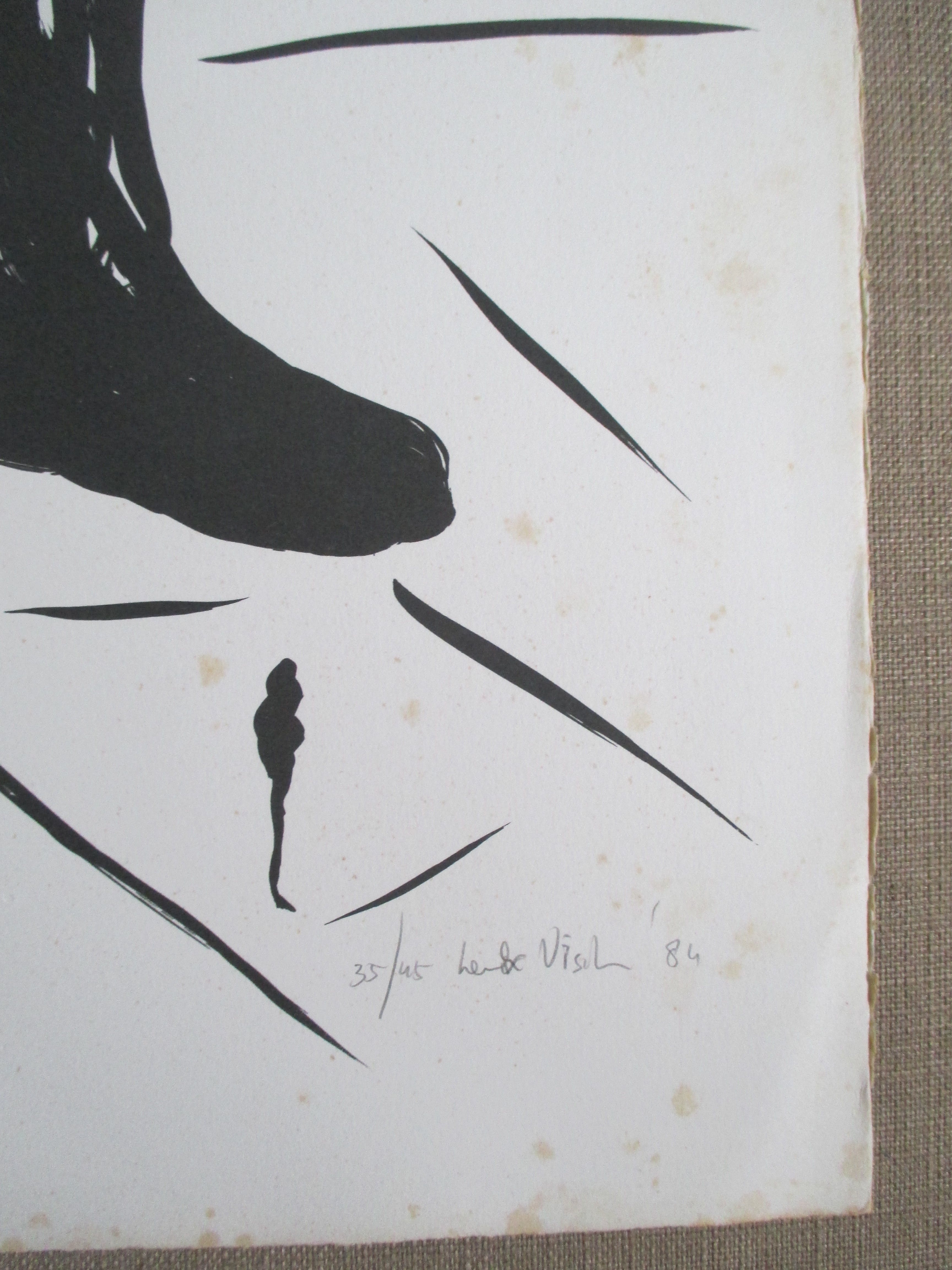 Henk Visch - Litho "Ontwapend" kopen? Bied vanaf 1!