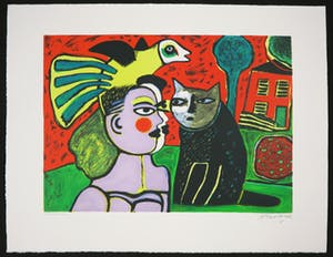 Corneille - Zeefdruk, Maison Rouge kopen? Bied vanaf 180!