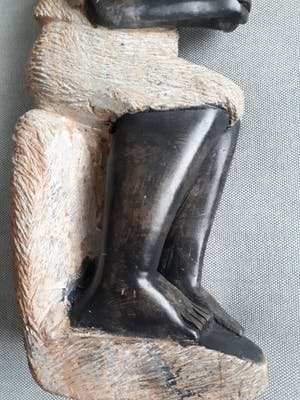 Curiosa - Stenen Afrikaanse man met piip kopen? Bied vanaf 1!