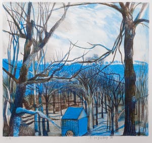 Nicolaas Wijnberg - Zonder titel e.a. - ingelijste steendruk uit 1985 - 21014 kopen? Bied vanaf 65!