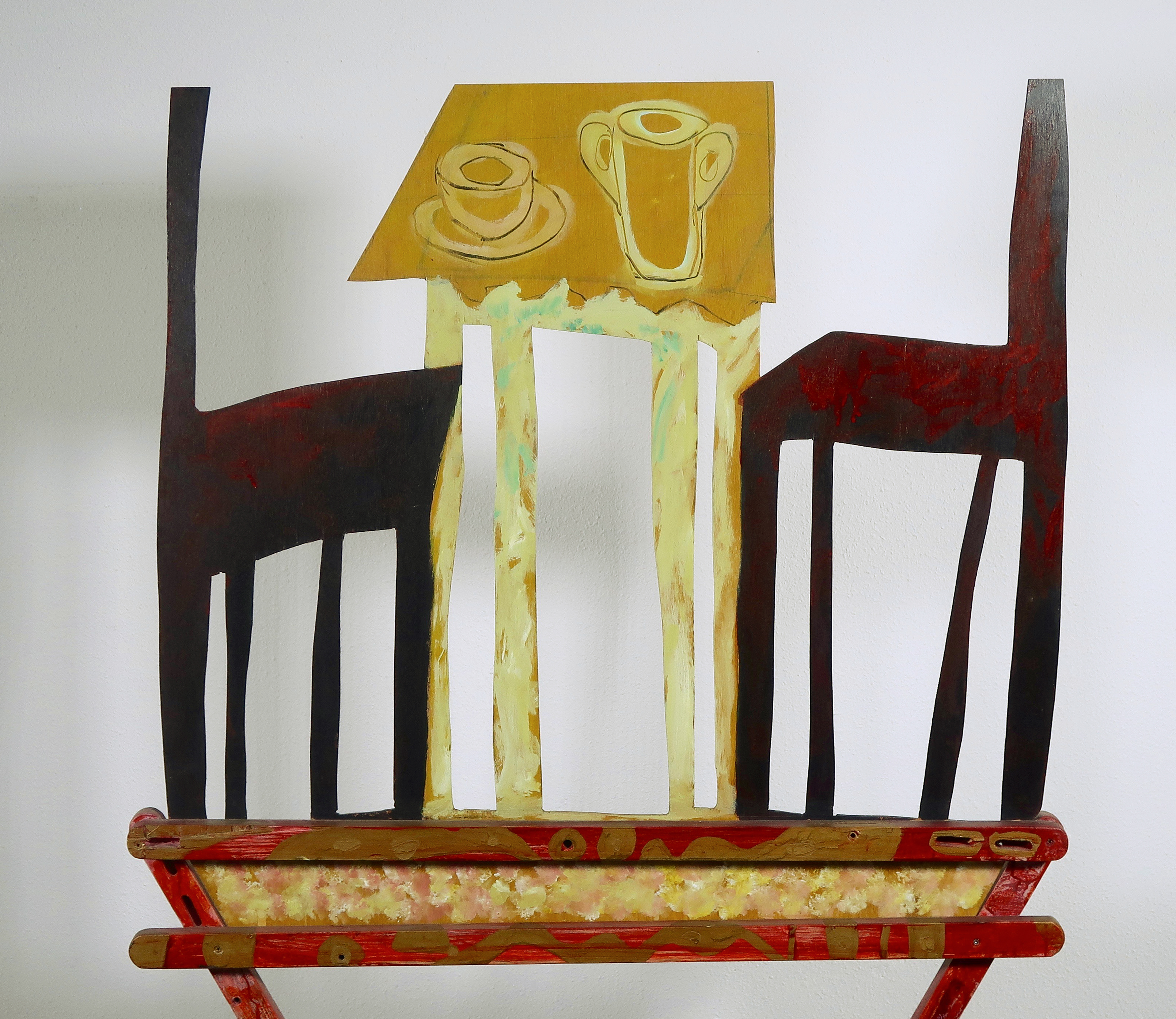 Siebrand Weitenberg - Houten object, Troon (Groot!) kopen? Bied vanaf 150!