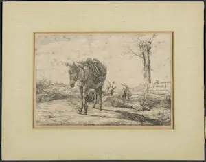 Adriaen van Ostade - & Pieter Gerardus van Os - Lot van twee etsen kopen? Bied vanaf 1!