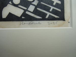 Wim Oepts - MARKTSCENE /// HOUTSNEDE VAN WIM OEPTS kopen? Bied vanaf 110!