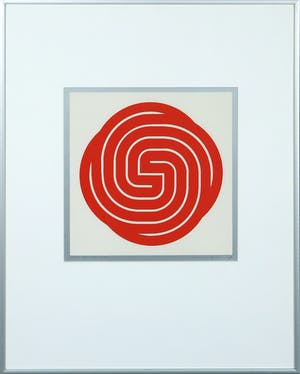 Dirk Huizer - Zeefdruk, Knoop - Ingelijst kopen? Bied vanaf 35!