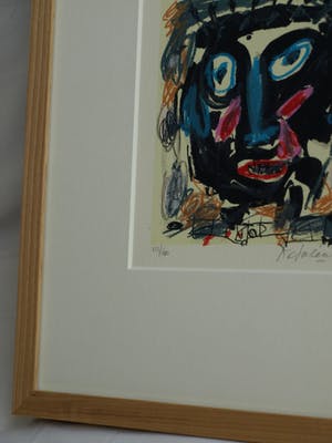 Kees Salentijn - Ingelijste litho , Hoofd kopen? Bied vanaf 40!