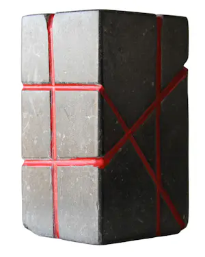 Maup Nikkels - Atheïstische Ka'aba - Belgisch Hardstenen Beeld kopen? Bied vanaf 200!