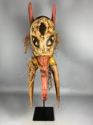 Dogon - African Guro mask - Ivory Coast. kopen? Bied vanaf 35!