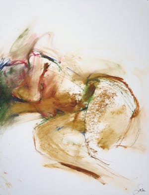 Franscz Witte - Gemende techniek op papier, Figuur VII kopen? Bied vanaf 1!