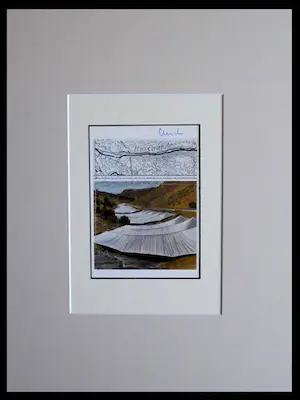 Christo - "OVER THE RIVER," - Project for the Rio Grande " - handgesigneerd in pptout kopen? Bied vanaf 99!