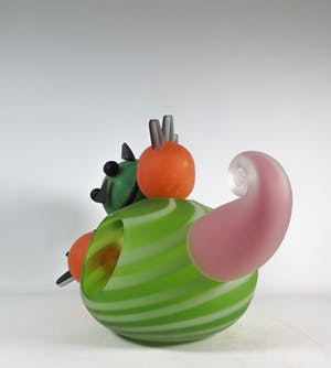 Ozzaro by Loranto - Grote Matglazen opengewerkte kat kopen? Bied vanaf 50!