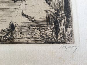 Marius Bauer - Queen of Sheba. Oosters stadsgezicht. kopen? Bied vanaf 75!