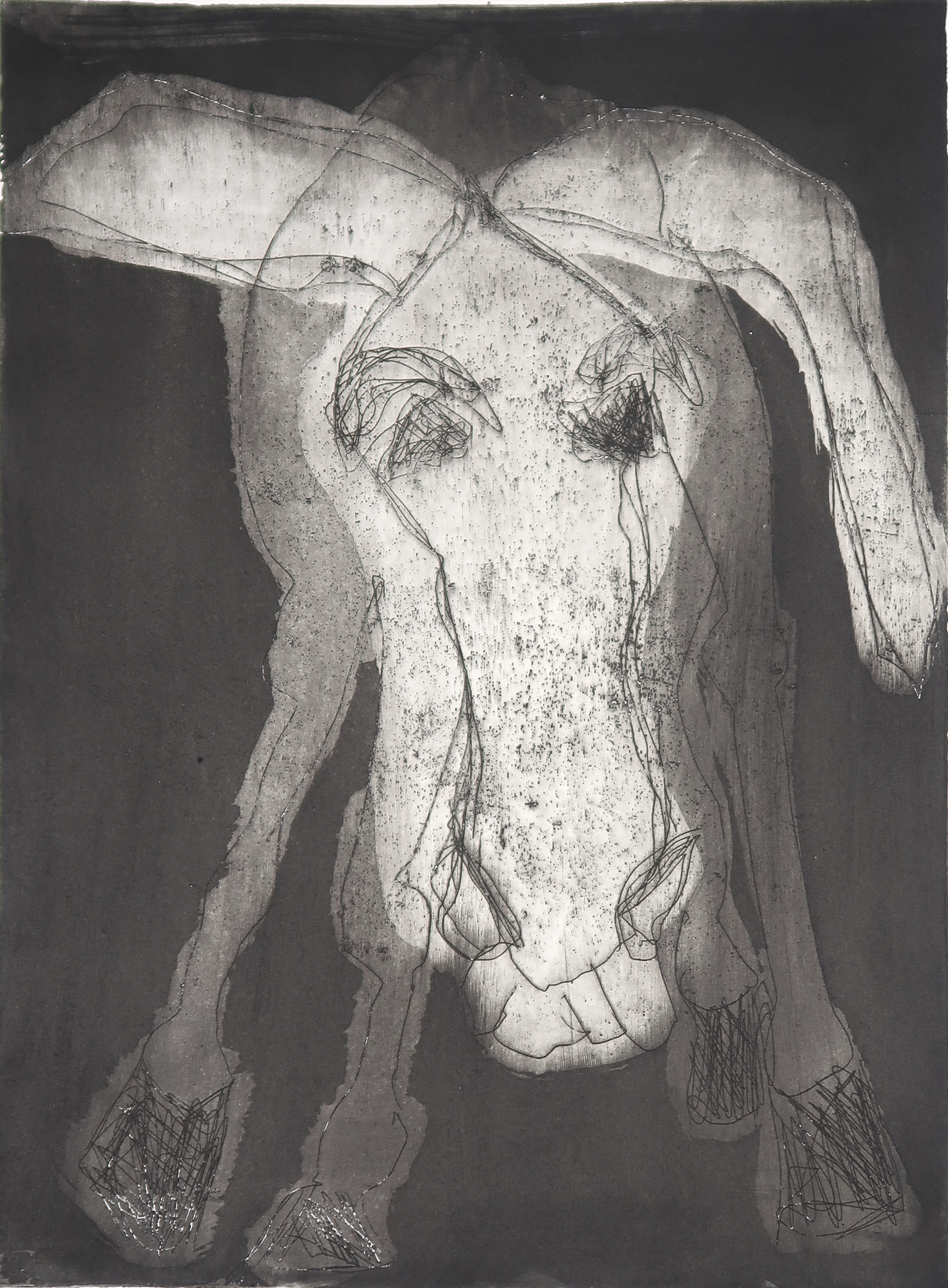 Angelique van Wesemael - Droge Naald, Donkey King verkocht voor € 50!