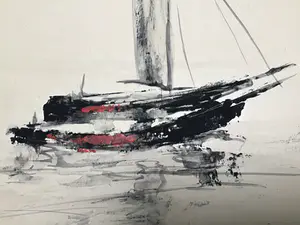 Niet of onleesbaar gesigneerd - Zeilboot. kopen? Bied vanaf 1!