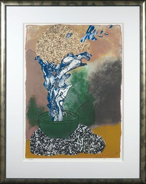 Mark Brusse - Zeefdruk, Zonder titel - Ingelijst (Groot) kopen? Bied vanaf 35!