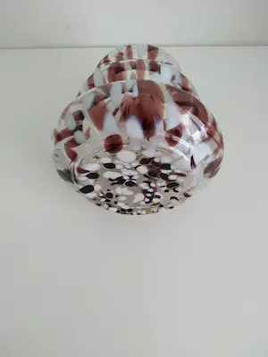 Niet of onleesbaar gesigneerd - unieke mondgeblazen glazen vaas kopen? Bied vanaf 1!