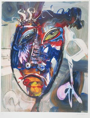 Jan te Wierik - Zeefdruk, Zonder titel kopen? Bied vanaf 60!