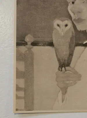 Jan Mankes - Zelfportret met Uil kopen? Bied vanaf 40!