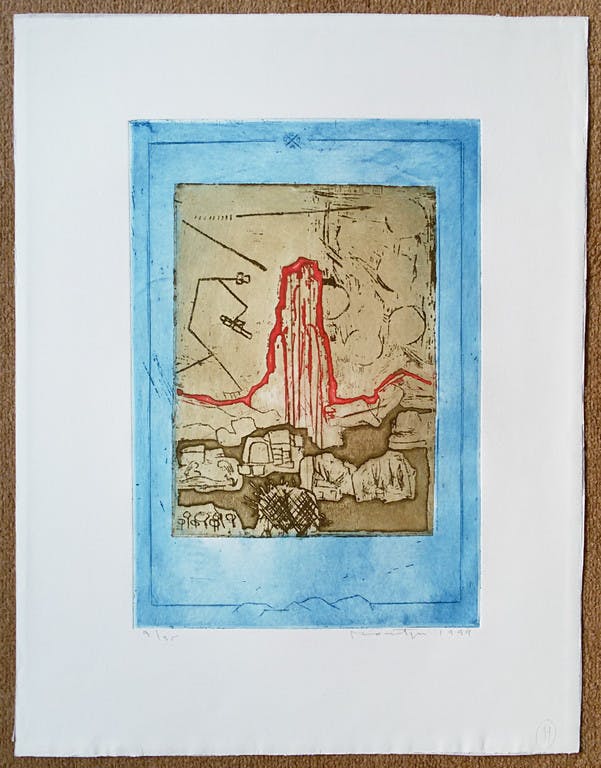 Jan Montyn - Mukdahan, aquatint ets kopen? Bied vanaf 1!