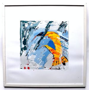 Lukie de Bree - abstracte kleuren compositie kopen? Bied vanaf 1!