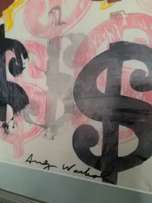 Andy Warhol - Crazy Dollar handsigned kopen? Bied vanaf 675!