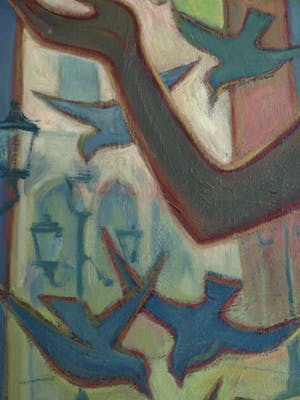 Klaas Pijlman - Olieverf op doek , “Duivenmeisje Venetië” – GROOT - ingelijst – 1962 kopen? Bied vanaf 150!