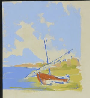 Amadeu Fontanet - Gouache, Twee tentoonstellingsaffiches kopen? Bied vanaf 20!