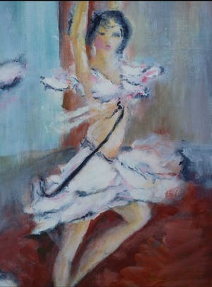 Niet of onleesbaar gesigneerd - Danseres. Monogram. kopen? Bied vanaf 10!