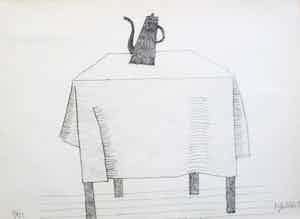 Klaas Gubbels - Litho (Incl gesigneerd boek) - 1979 verkocht voor € 225!