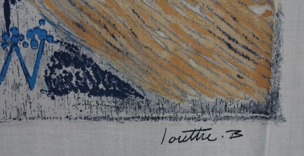 Louttre B. - Louttre B.: Zeefdruk op katoenzijde, Sous la balancelle kopen? Bied vanaf 1!