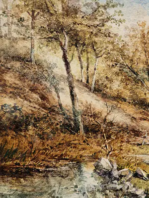 Sebastiaan Mattheus Sigismund de Ranitz - "vader van Wilhelmina" aquarel - landschap met figuren" gesigneerd kopen? Bied vanaf 119!
