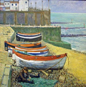 Piet Mulder - BOAT AN NETS - SHERINGHAM kopen? Bied vanaf 275!