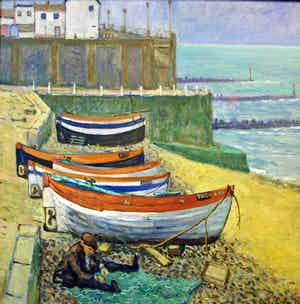 Piet Mulder - BOAT AN NETS - SHERINGHAM verkocht voor € 275!