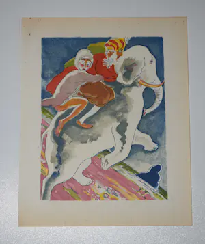 Kees van Dongen - Houtgravure - L'Éléphant Blanc kopen? Bied vanaf 50!