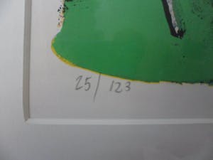 Clemens Briels - Zeefdruk, Zonder Titel - Ingelijst kopen? Bied vanaf 120!