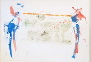 Anton Heyboer - zonder titel bewerkte ets met inkt verkocht voor € 125!