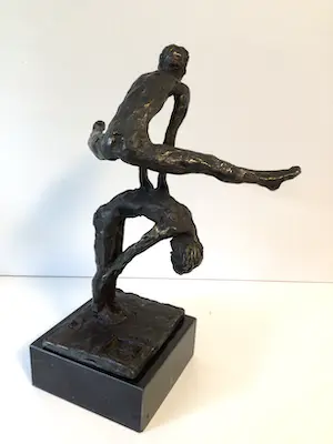 Astrid Veldhuyzen-Koppen - Sculptuur “ De Bokkensprong “ kopen? Bied vanaf 89!