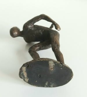Brons (Onbekend) - De schaatser in actie kopen? Bied vanaf 1!