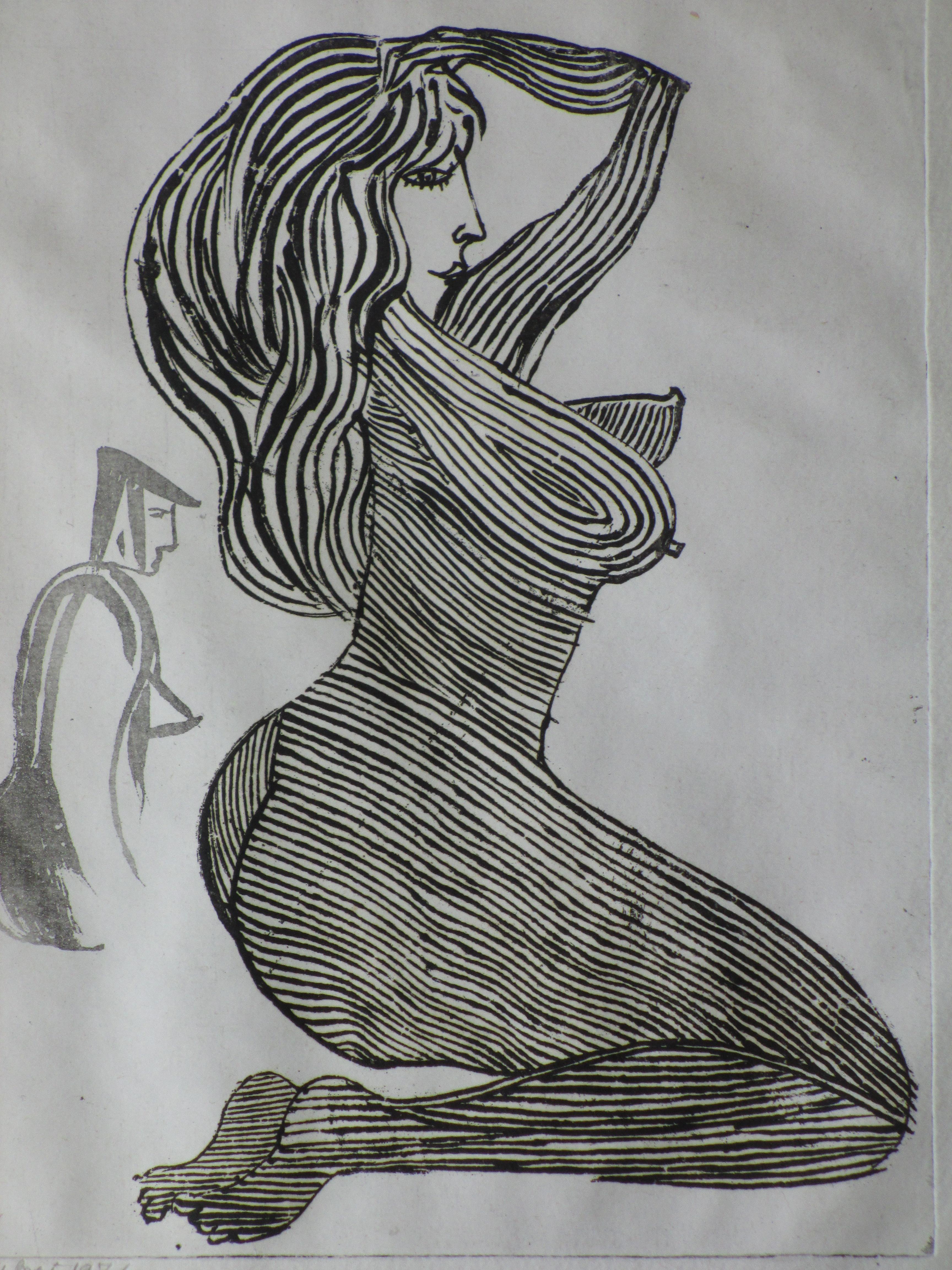 Theo Beerendonk - Studie in Naakt - Ets kopen? Bied vanaf 35!