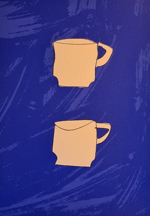 Klaas Gubbels - Theekopjes - gesigneerd - 1997 kopen? Bied vanaf 1!